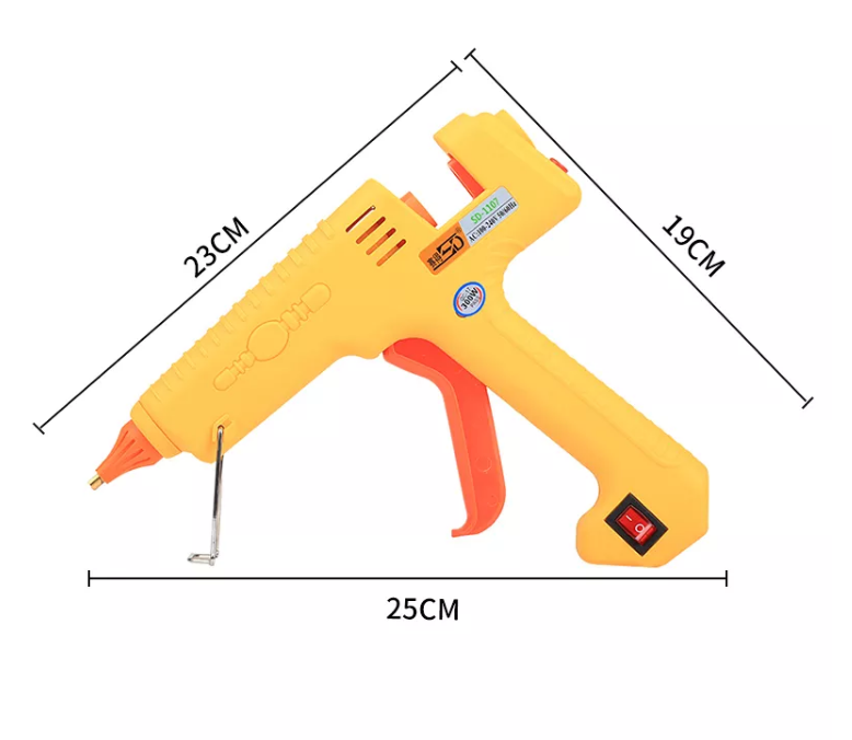 Yellow Glue Gun Hot Melt