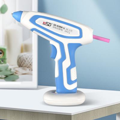 Fabricante chino OEM 30W Lithium Battery Glue Gun Blue OEM Wireless Glue Gun