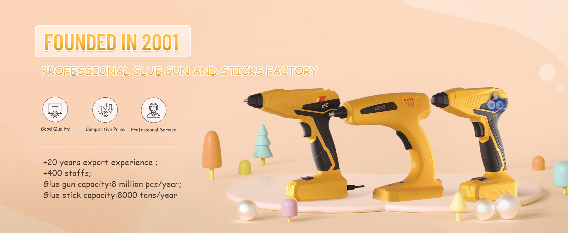 Professional Glue Gun And Sticks Factory